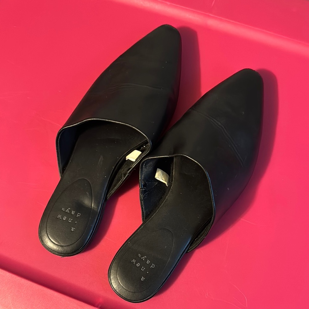 A New Day Women's Black Mules